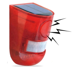 Outdoor solar alarm